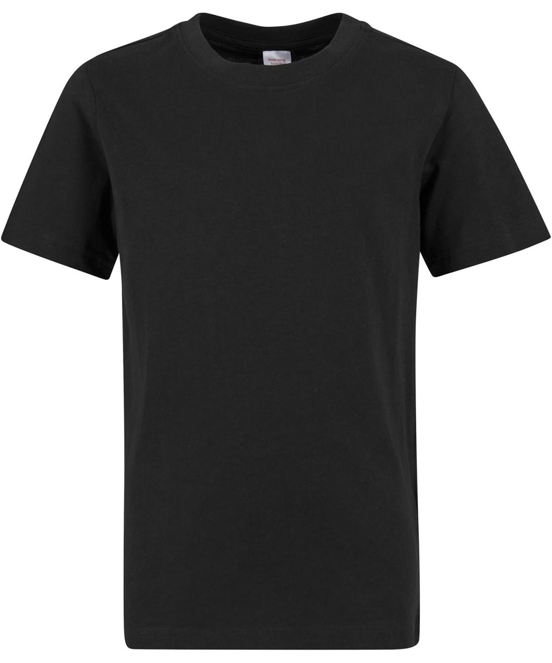 Kids basic regular fit tee in Black
