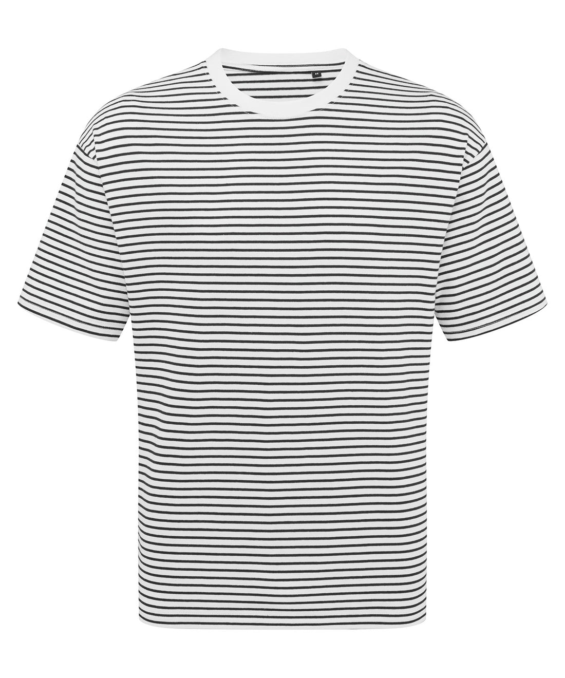 ‘Utility 2.0’ oversized t-shirt in Black/White Stripe