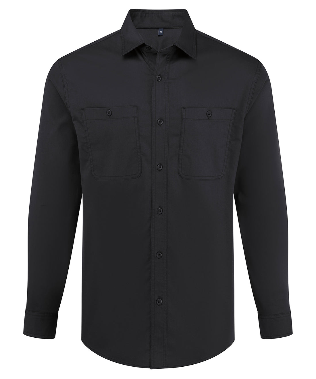 ‘Utility 2.0’ service shirt in Stay Black
