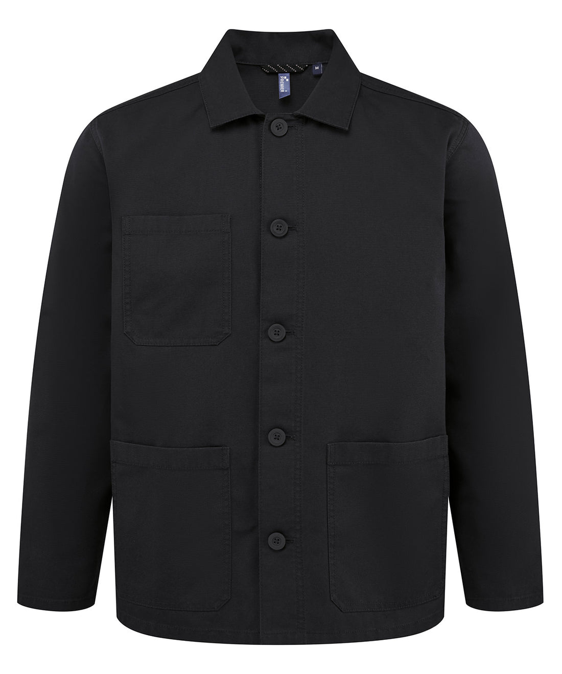 ‘Utility 2.0’ chore jacket in Stay Black