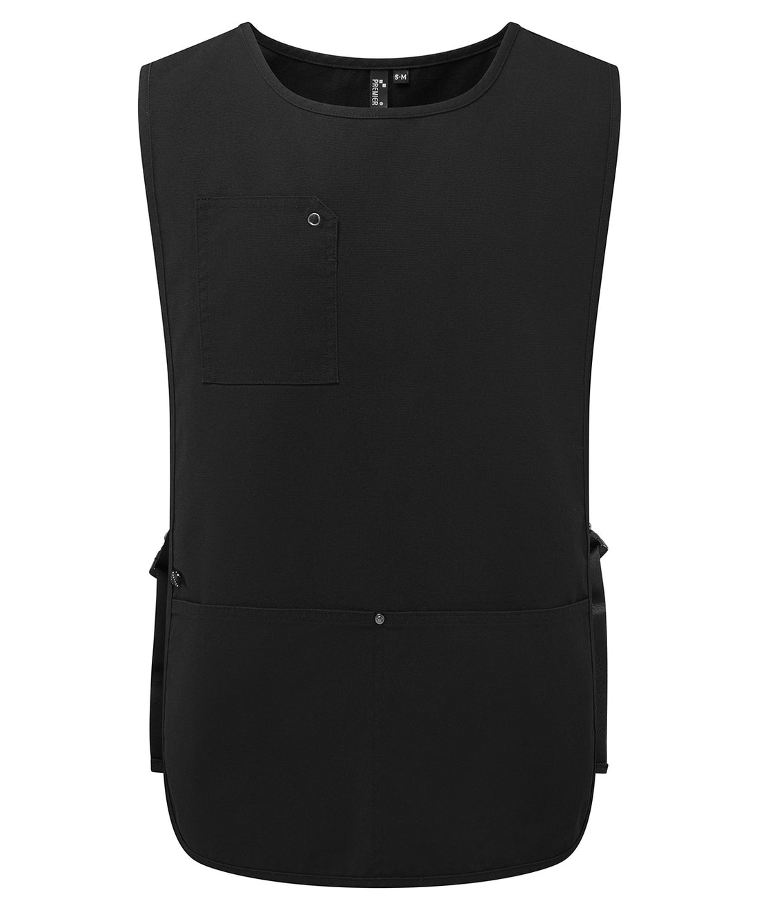 ‘Utility 2.0’ vest apron in Black