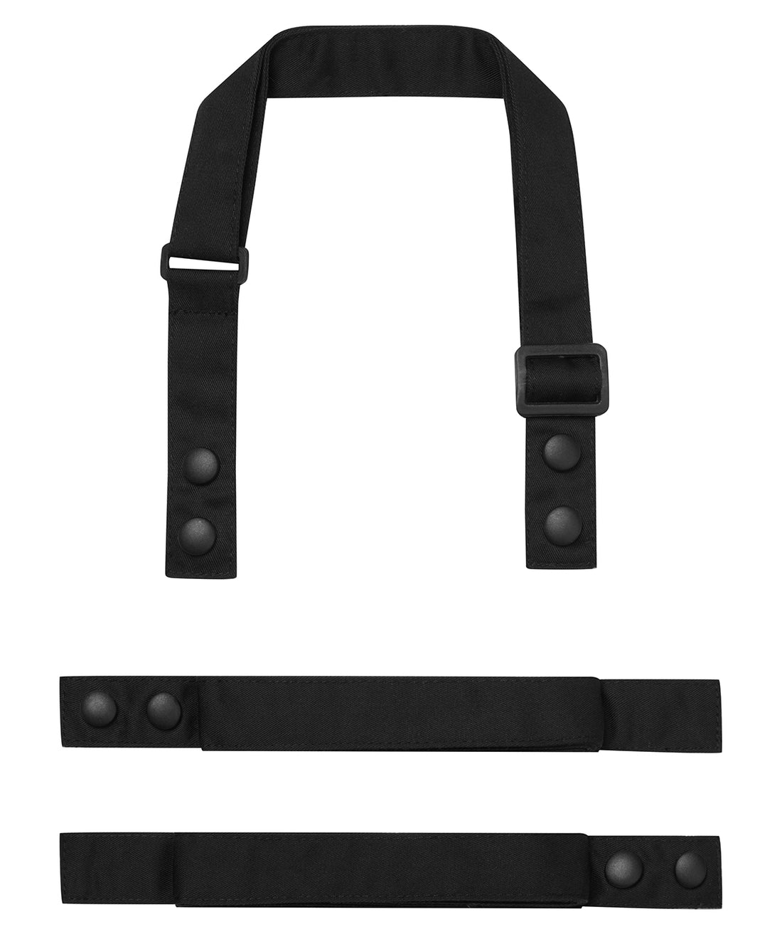 ‘Swap & Pop’ Customisable Apron – Straps in Black