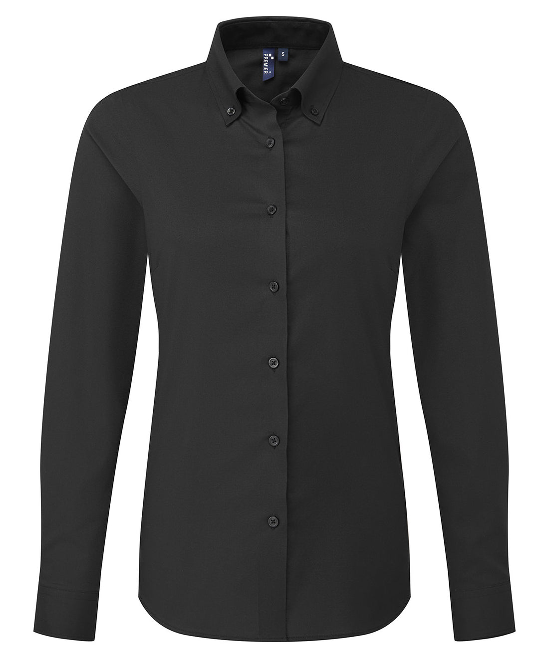 Women’s ‘Supreme’ Oxford long sleeve shirt in Black