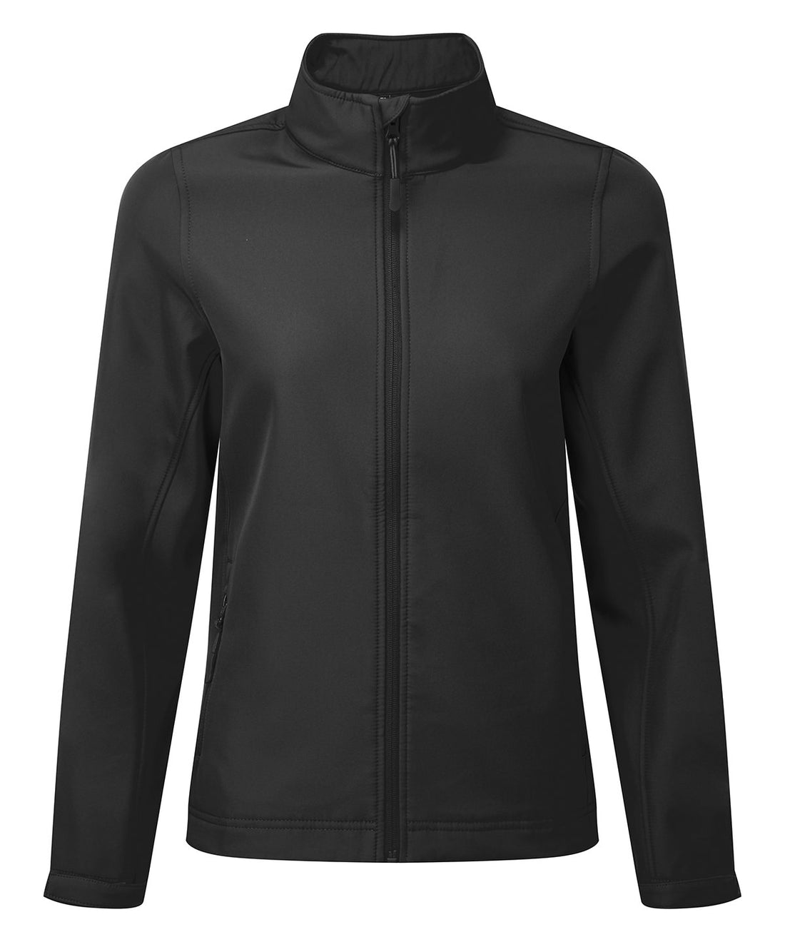 Women’s Windchecker® printable and recycled softshell jacket in Black