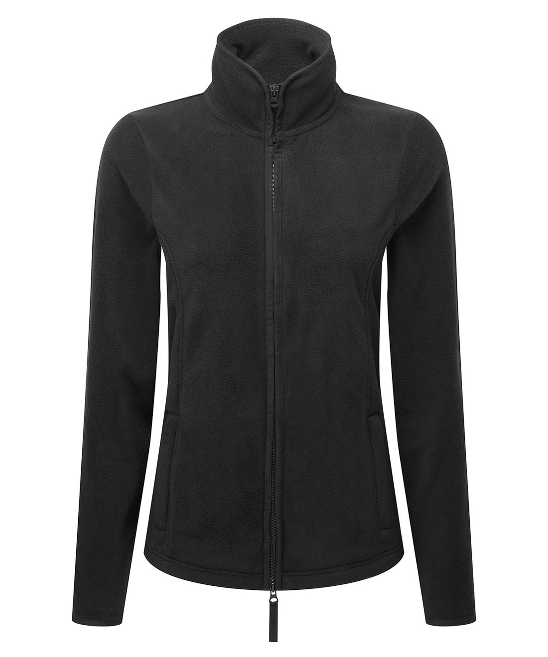 Women’s artisan fleece jacket in Black/Black