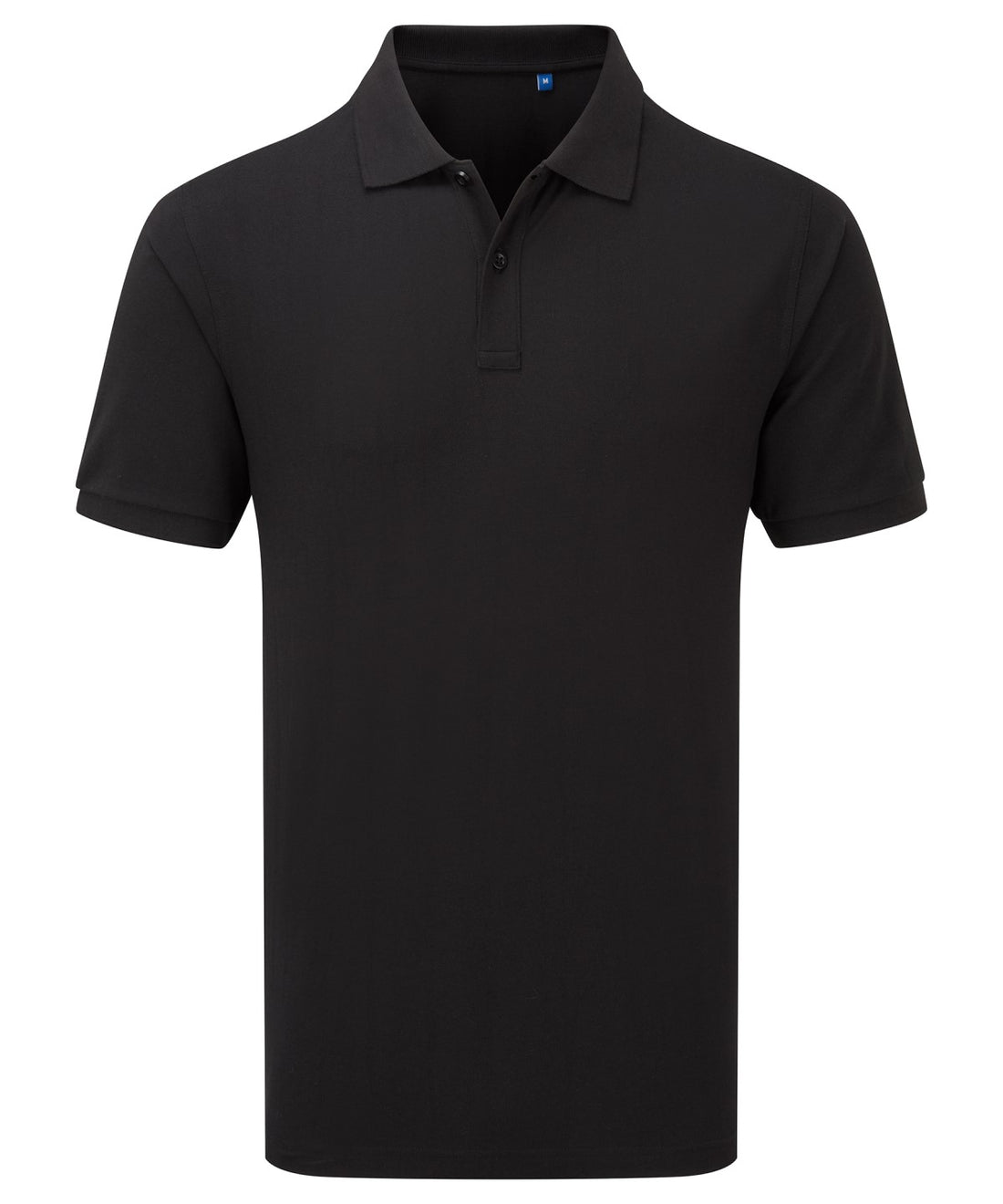 ‘Essential’ unisex short sleeve workwear polo shirt in Black