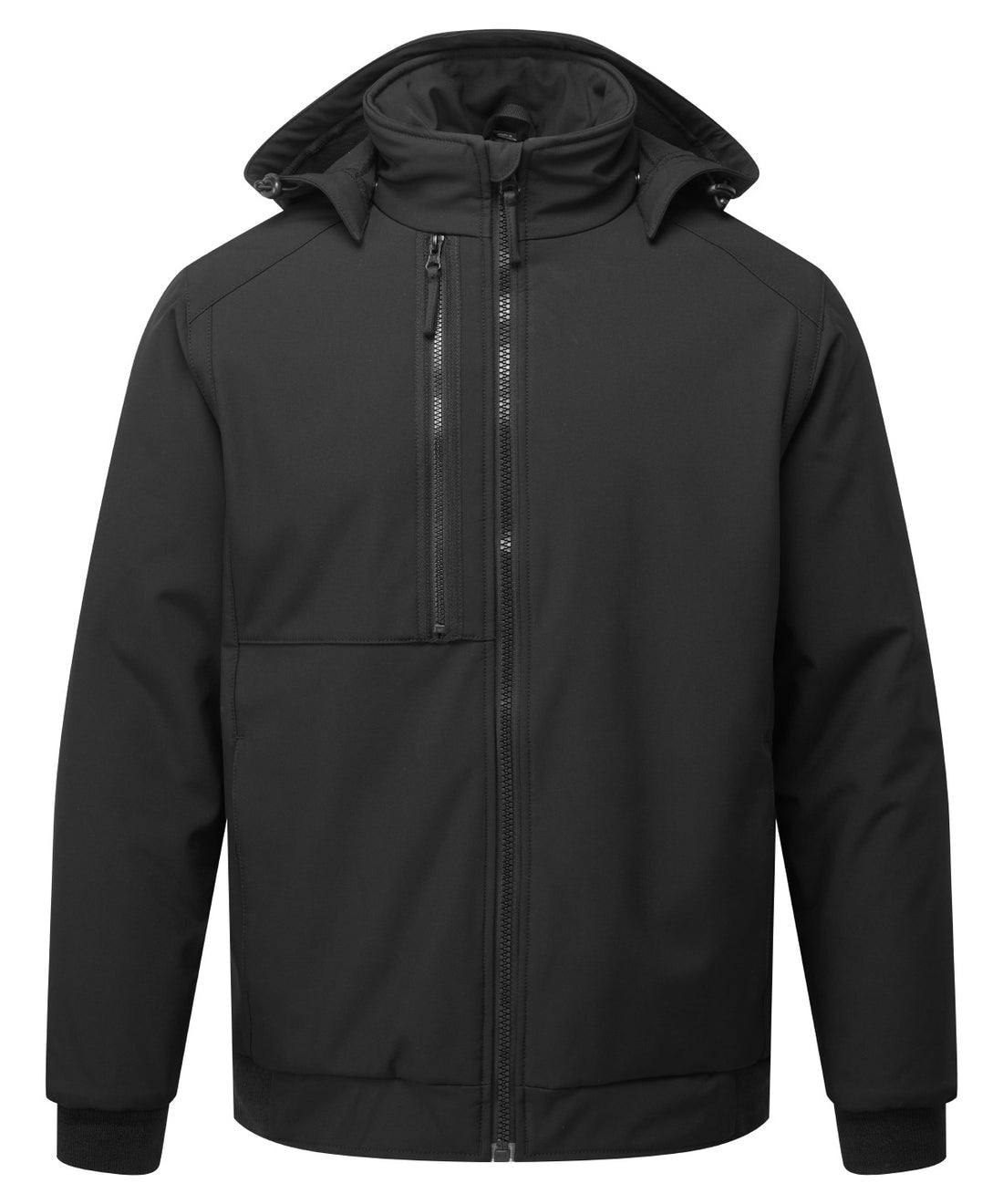 WX2 2-layer padded softshell in Black