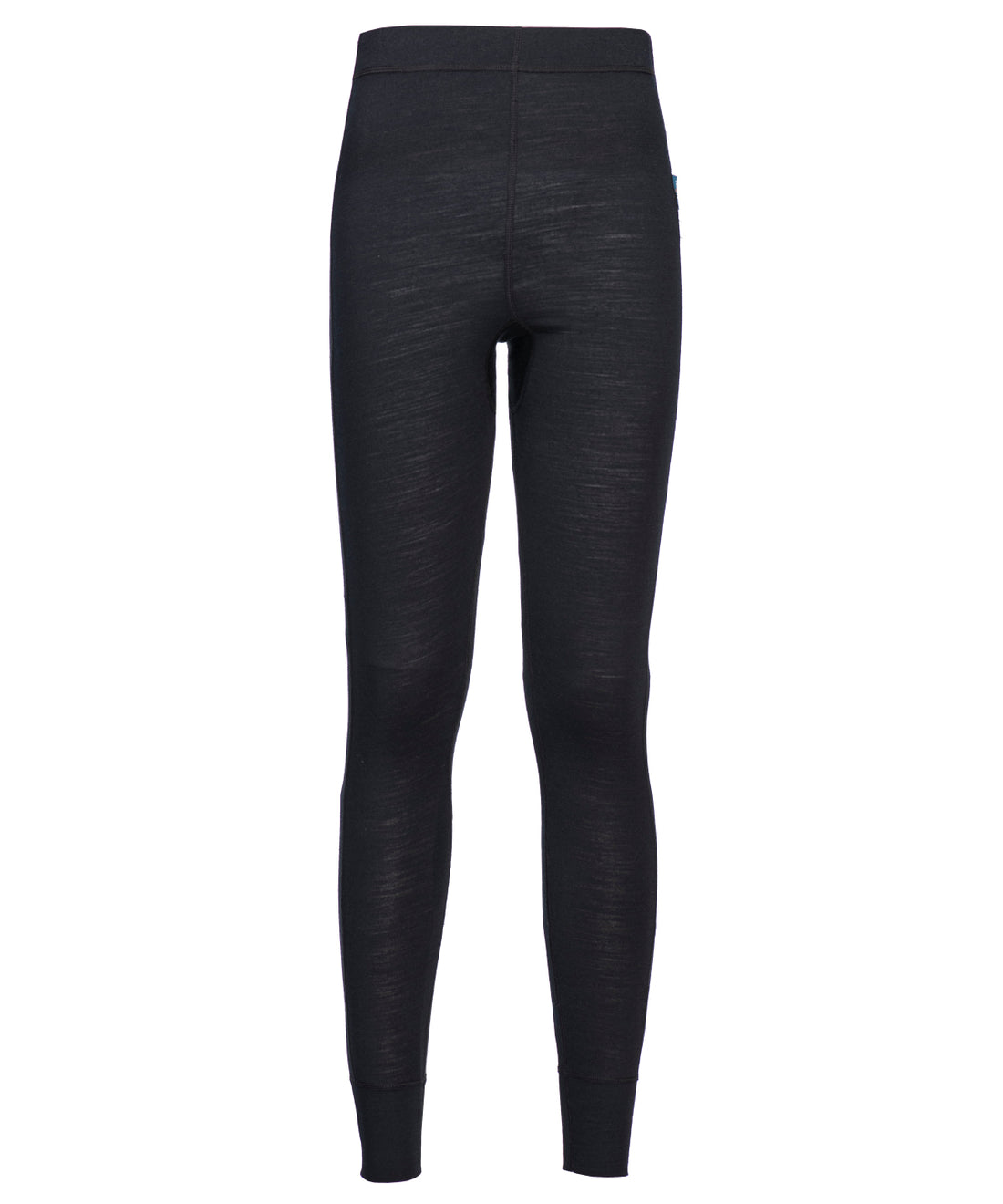 Merino wool thermal trousers in Black