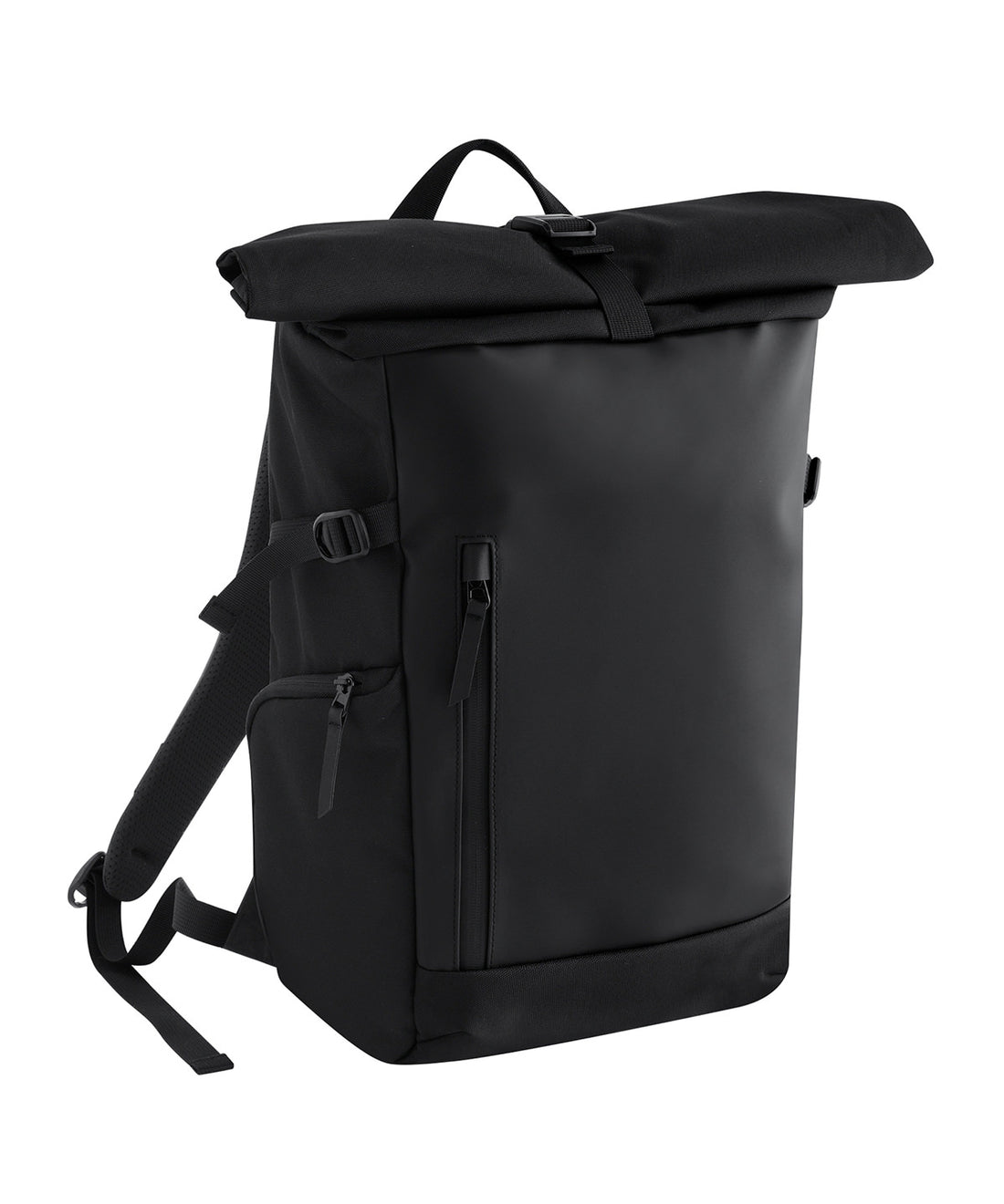 Zürich roll-top backpack in Black