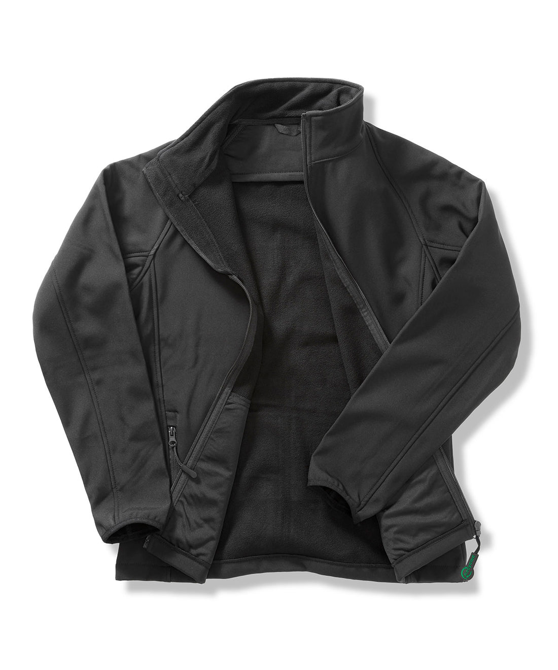 Women's Core printable softshell jacket in Black/Black