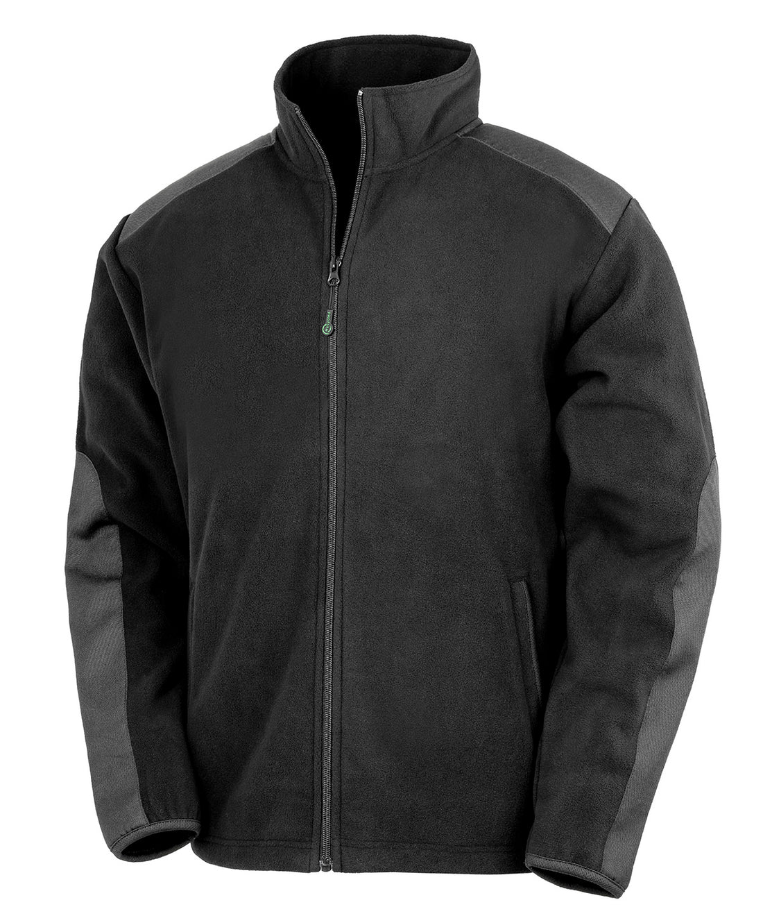 Work-Guard recycled heavy duty microfleece in Black