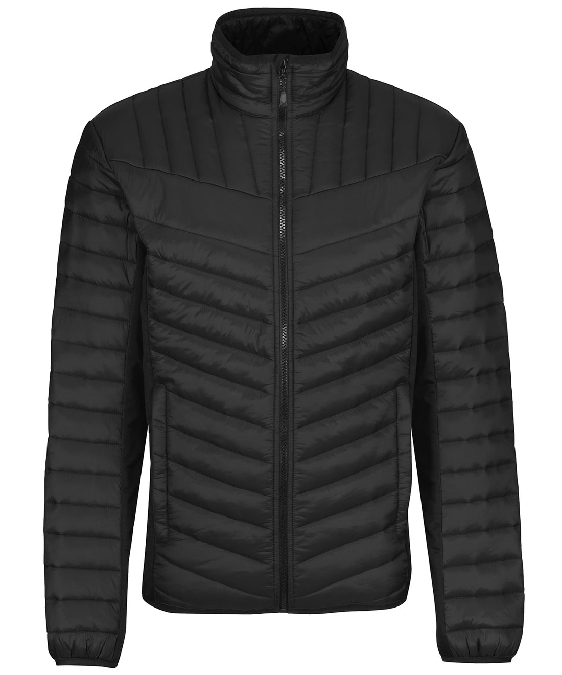 Tourer hybrid jacket in Black
