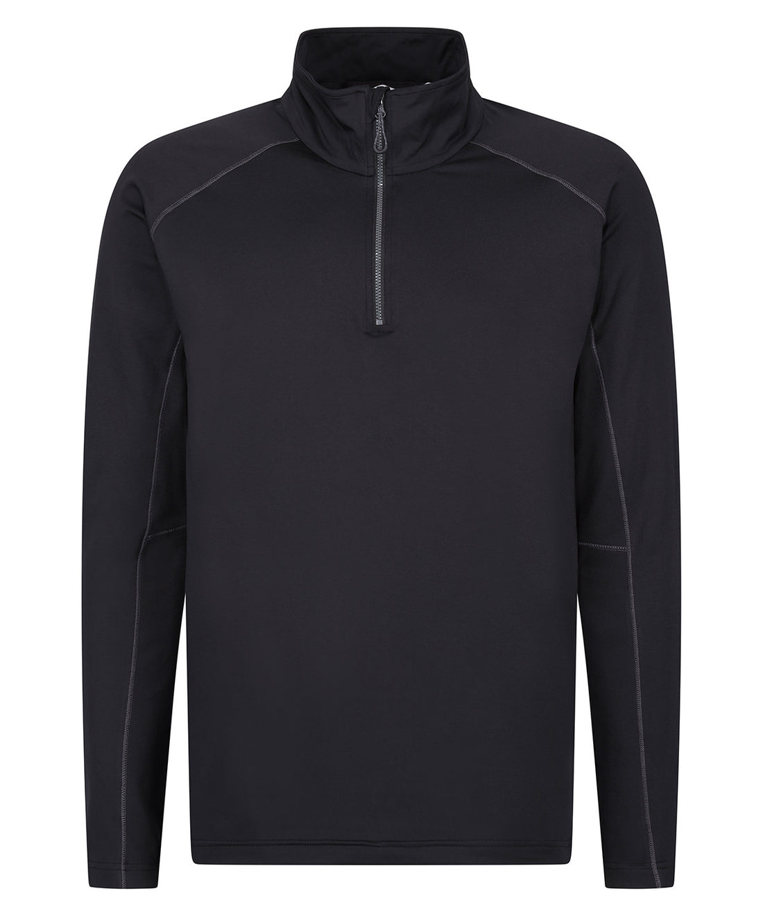 Core stretch half-zip mid-layer in Black