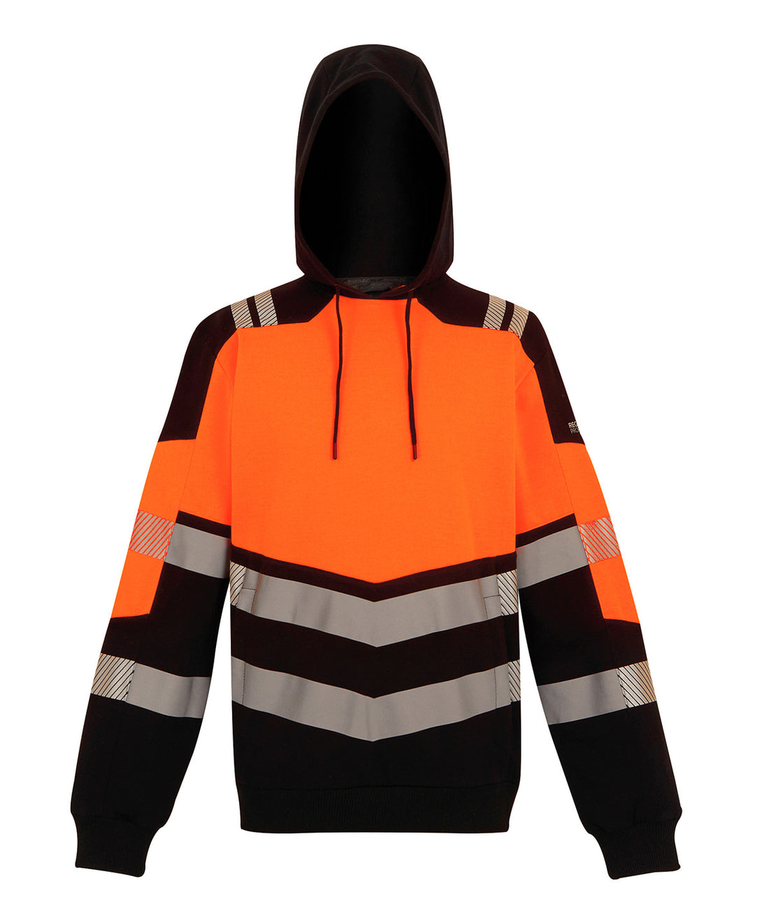 Hi-Vis X-Pro Hoodie (Class 2) in Black/Orange