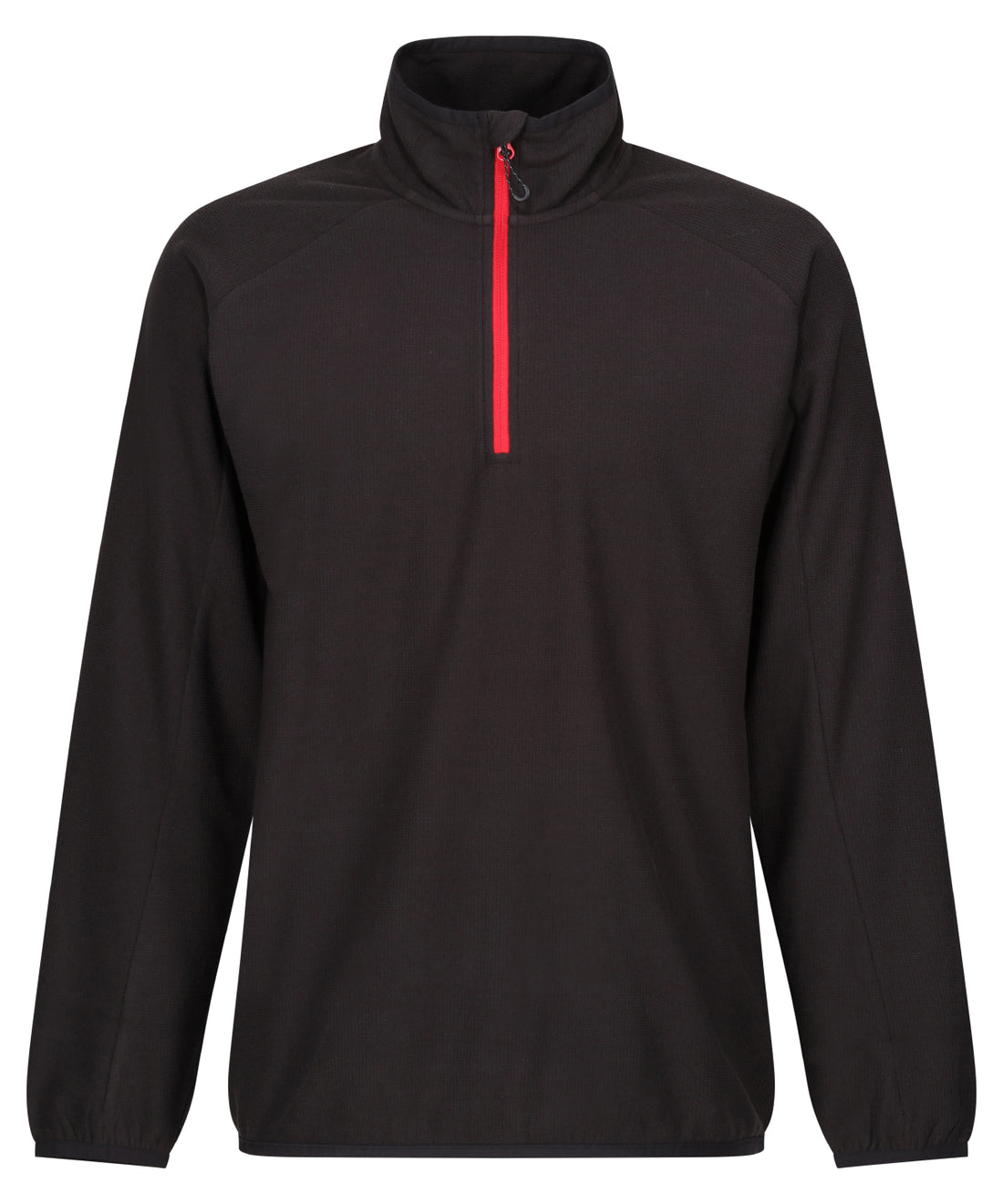 Navigate half-zip fleece in Black/Classic Red