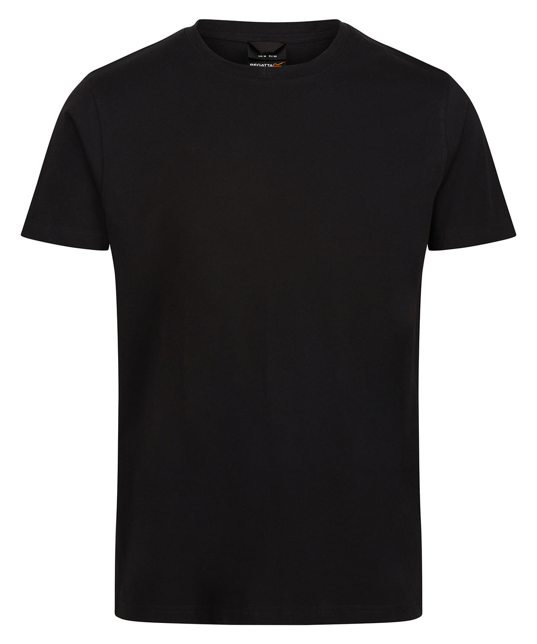 Pro soft-touch cotton t-shirt in Black