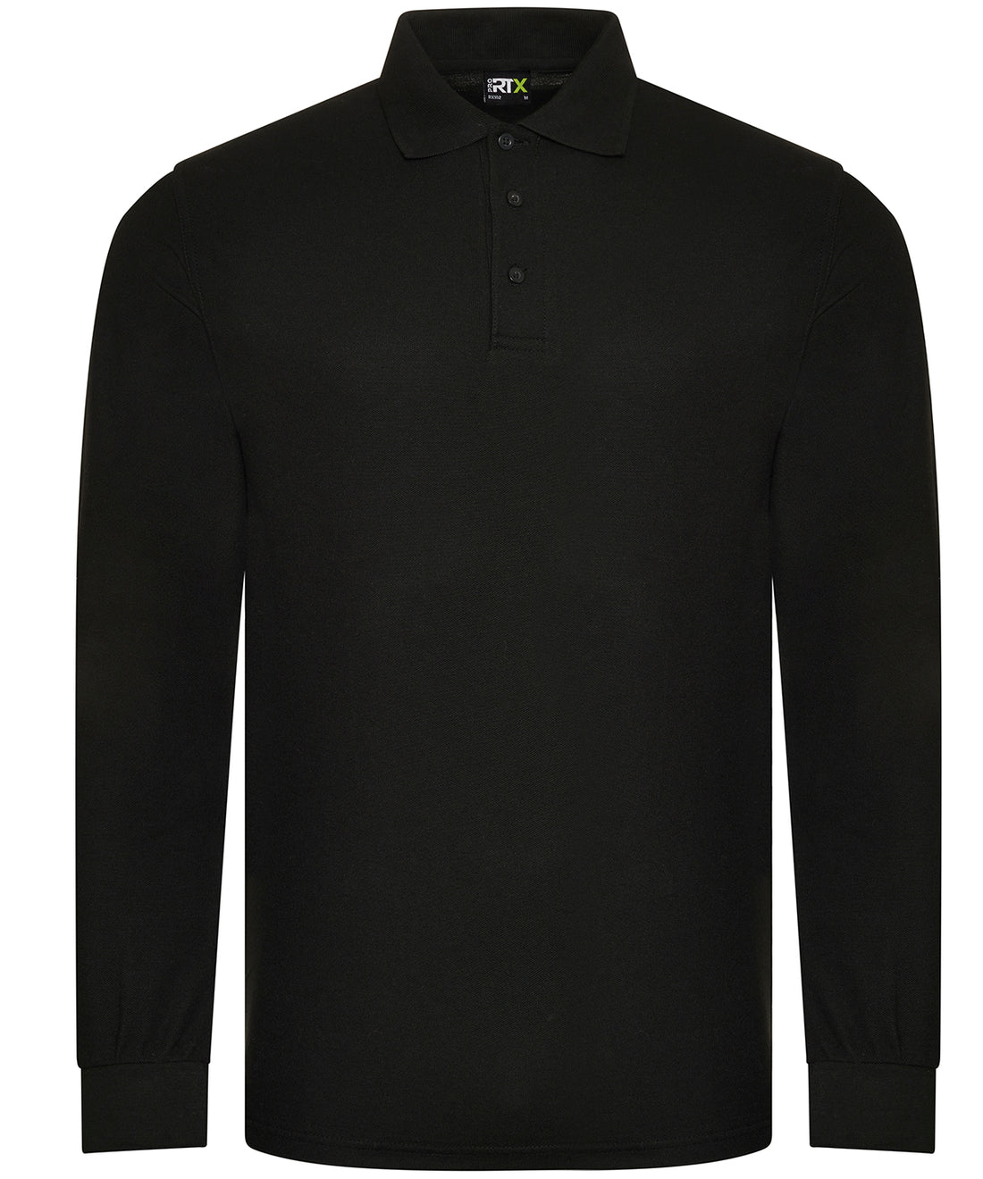Pro long sleeve polo in Black