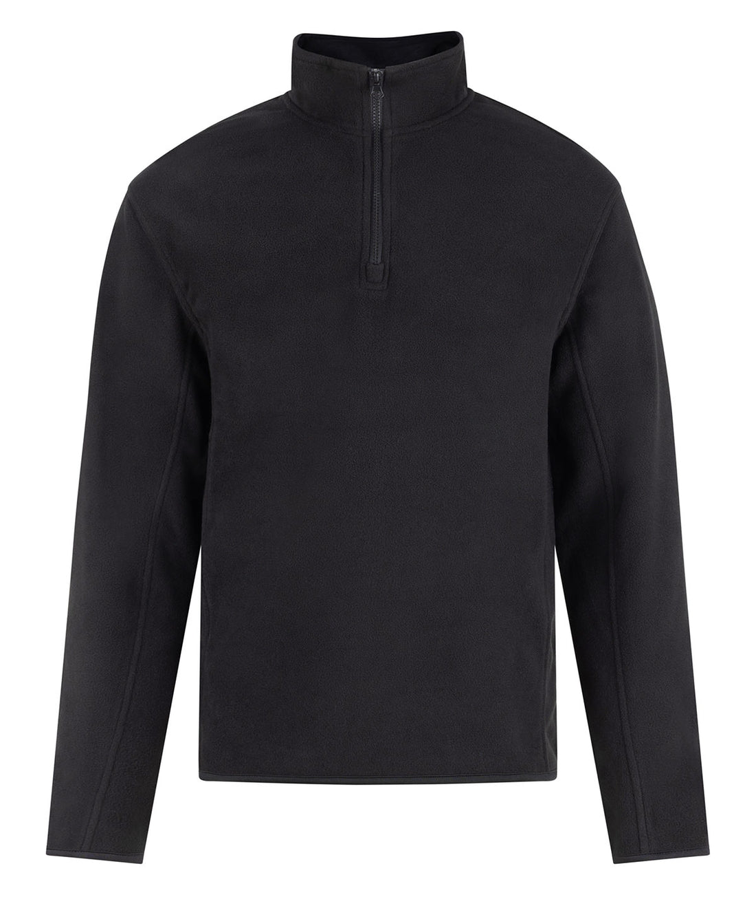 Pro 1/4-zip microfleece in Black