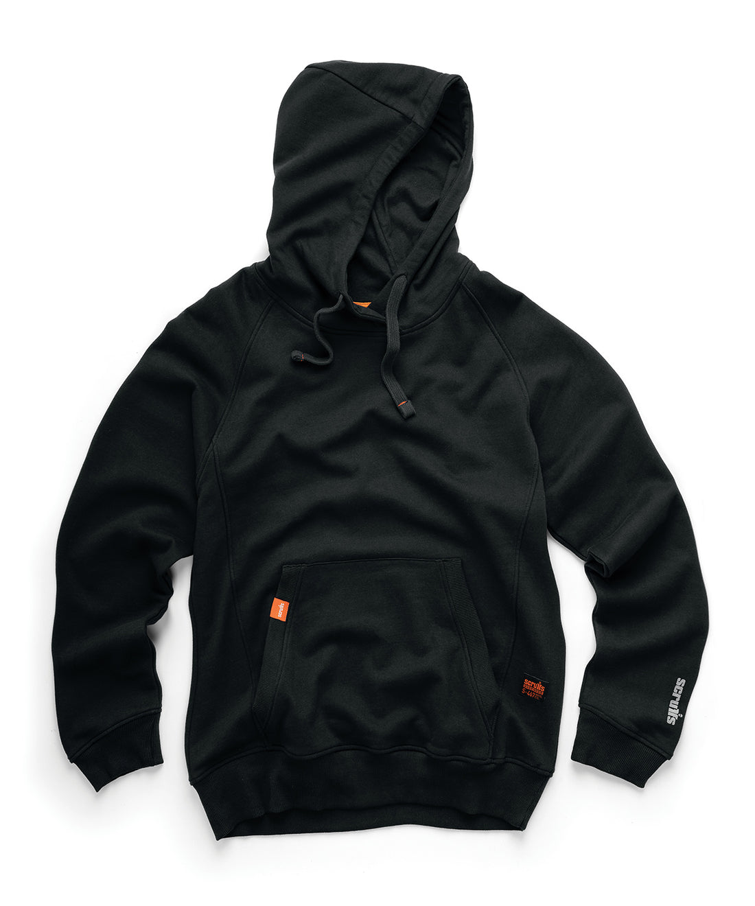 Eco Worker hoodie in Black