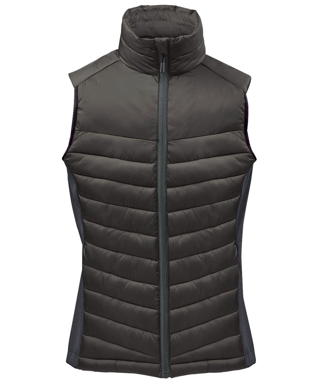 Women’s Montserrat thermal vest in Black/Granite