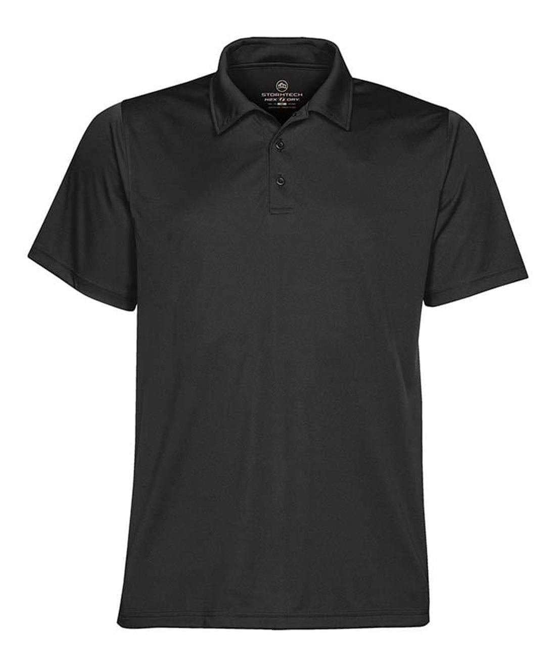 Sports performance polo in Black