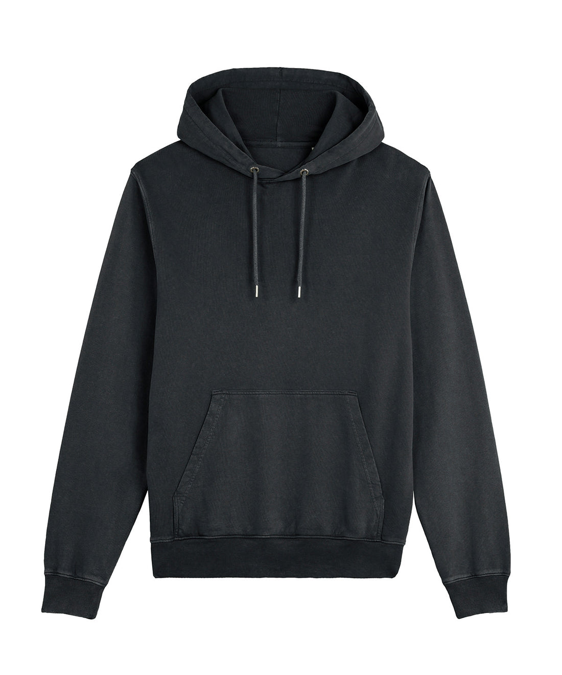 Unisex Archer vintage hoodie sweatshirt (STSU040) in Garment Dyed Black Rock