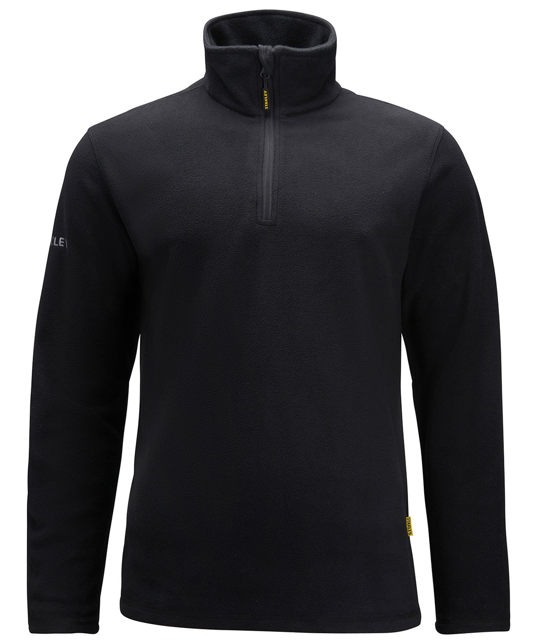 Hobson ¼-zip microfleece in Black