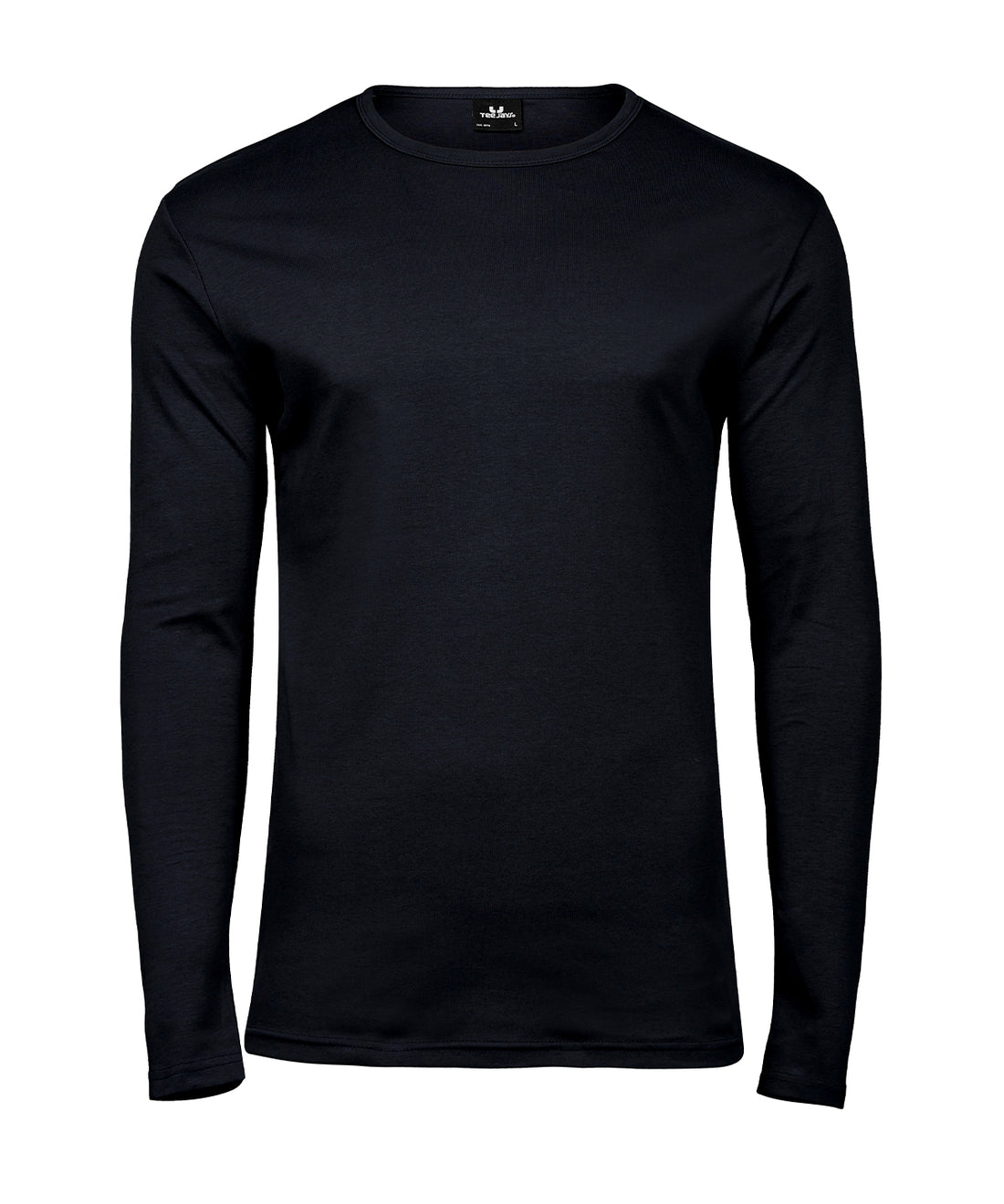 Long sleeve interlock tee (530) in Black