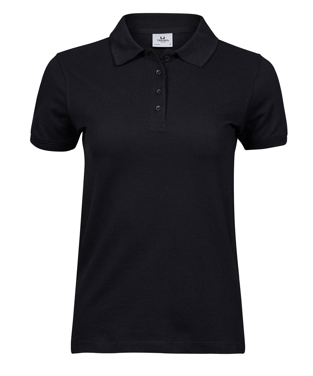 Women’s heavy polo (1401) in Black