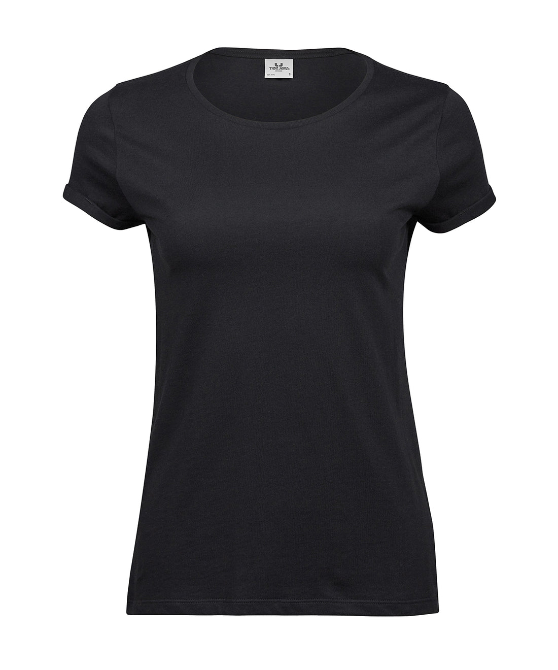 Women’s roll-up tee (5063) in Black