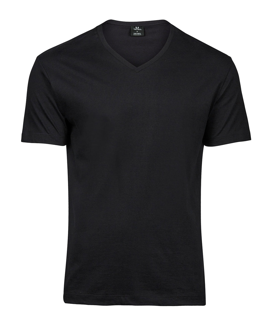 Fashion v-neck Sof tee (8006) in Black