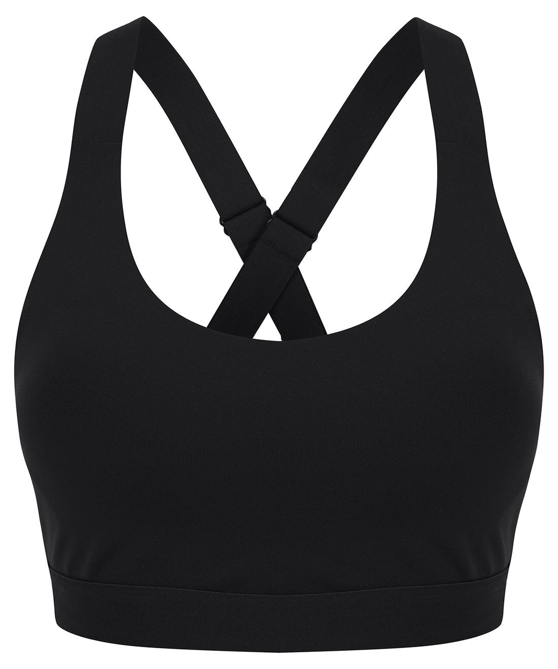 Medium impact core bra in Black