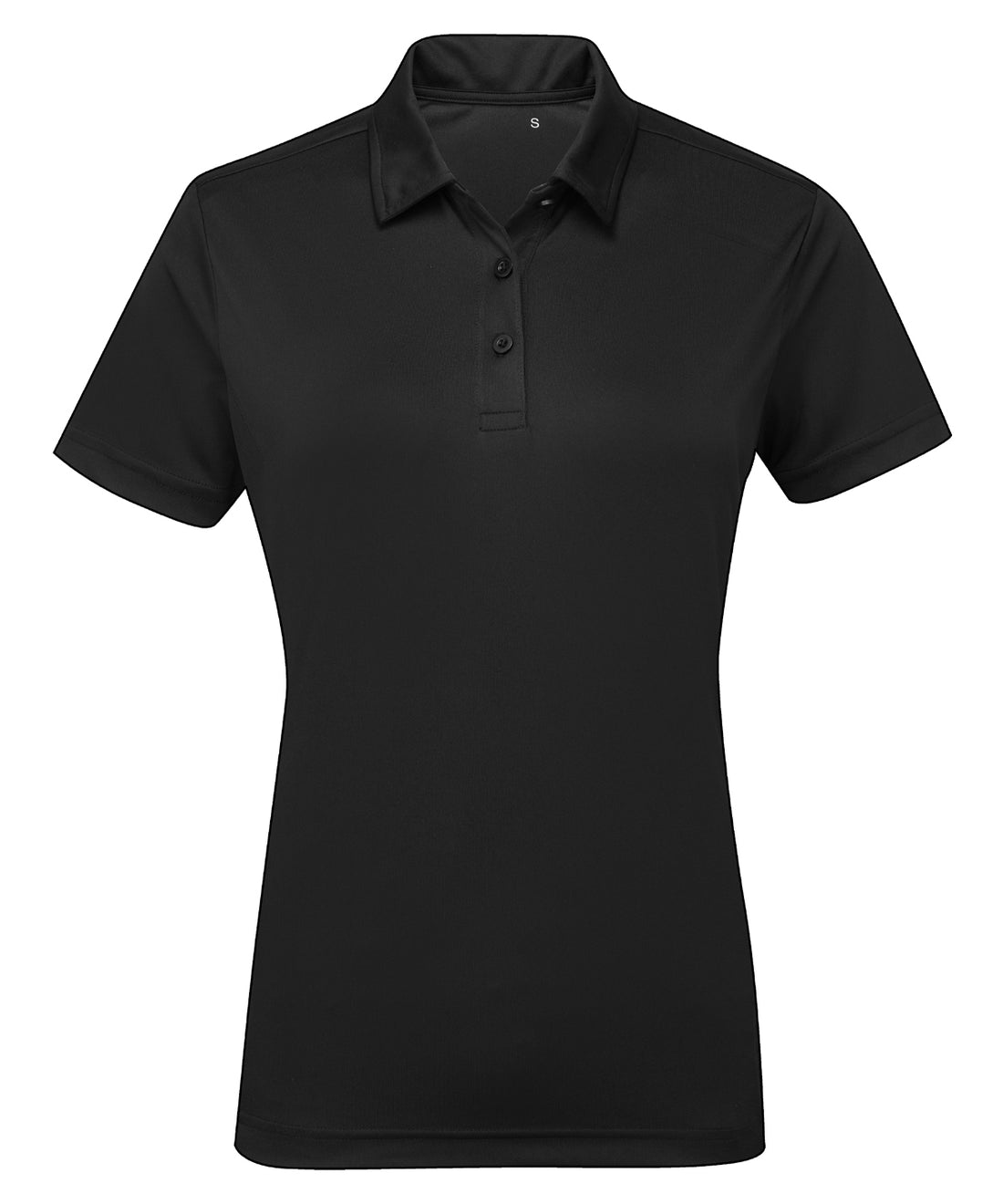 Women's TriDri® panelled polo in Black
