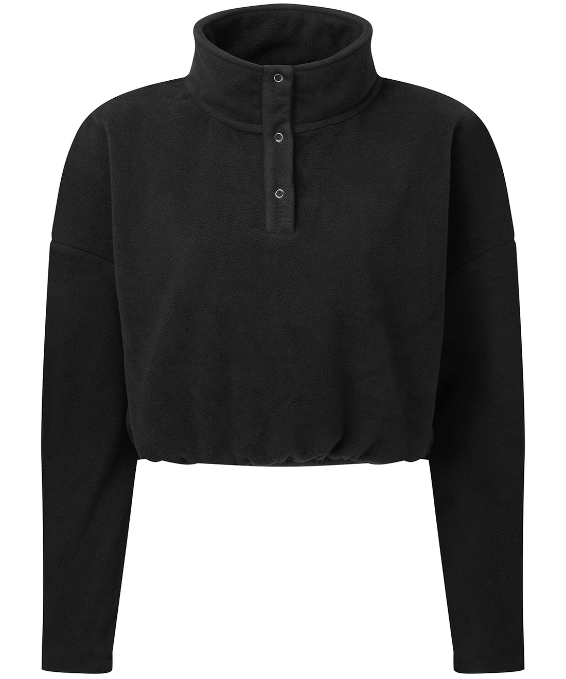 Women's TriDri® cropped fleece in Black