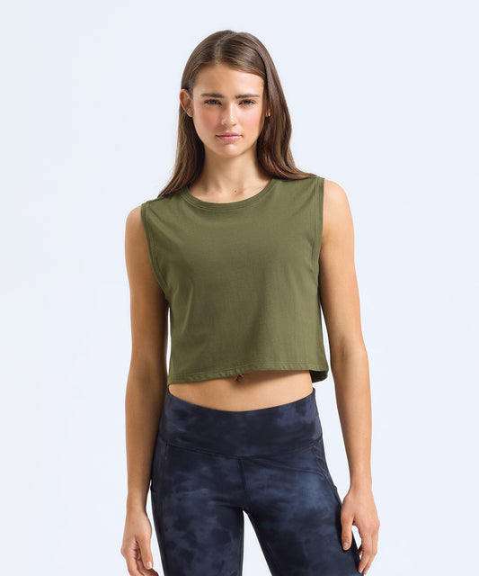 Women’s TriDri® organic crop tank