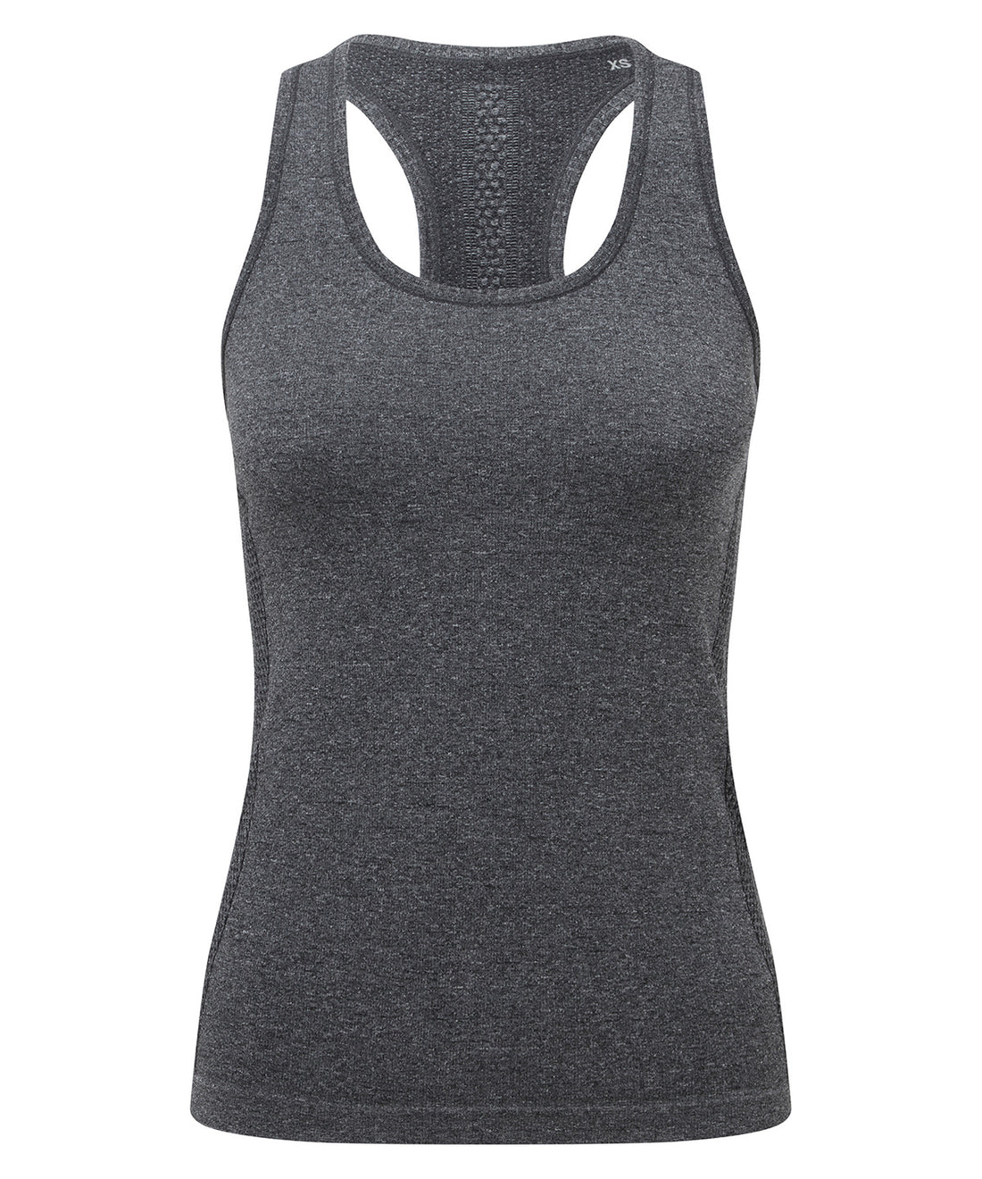 Women's TriDri® seamless '3D fit' multi-sport sculpt vest in Black Melange