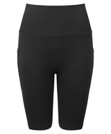 Women’s TriDri® ribbed seamless '3D Fit' cycle shorts