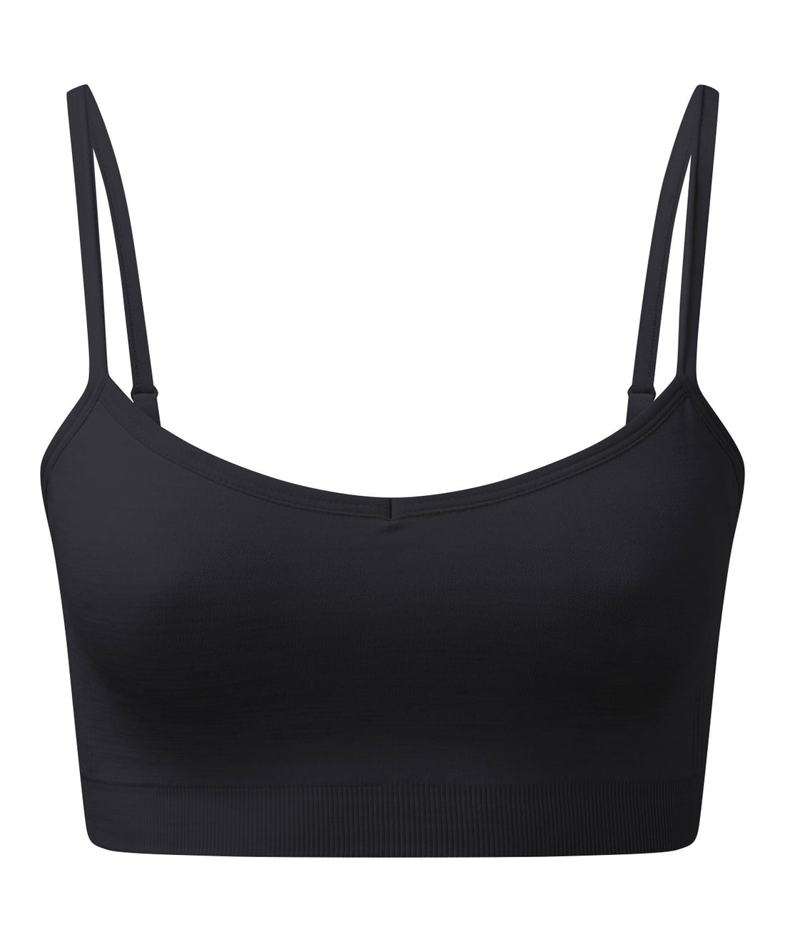 Women's TriDri® recycled seamless 3D fit multi-sport flex bra in Black
