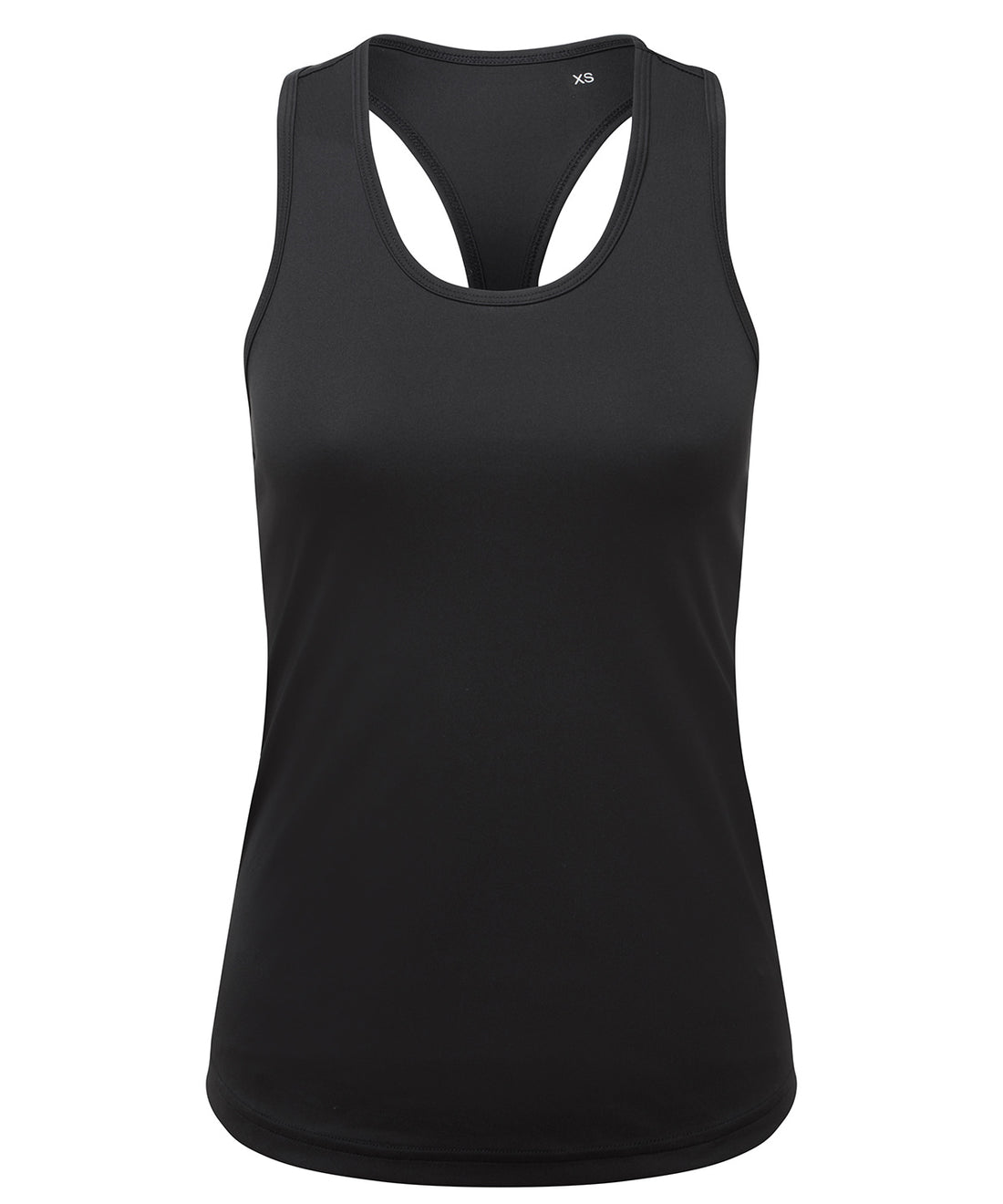 Women’s TriDri® recycled performance slim racerback vest in Black