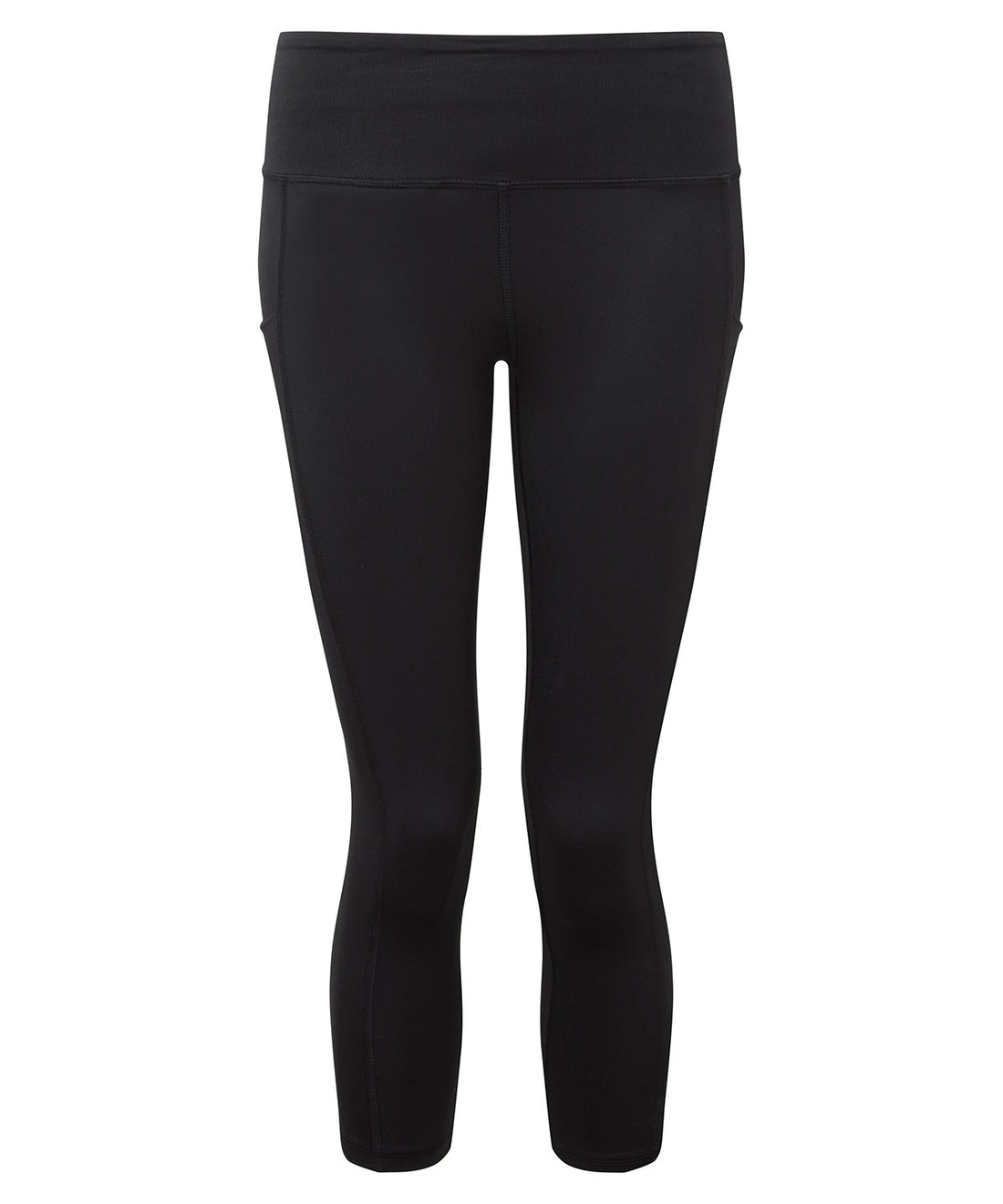 Women's TriDri® recycled performance leggings 3/4 length in Black