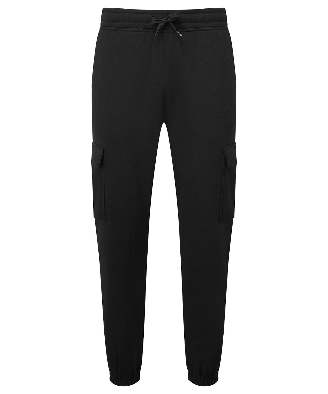 Unisex TriDri® cargo recycled joggers in Black