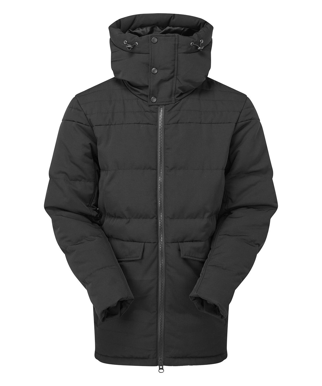Obsidian padded jacket in Black