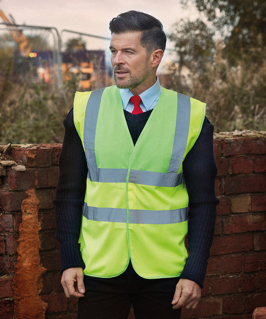 Hi-Vis Vest Bundle, 10: Class 2 hi-vis vest, worn on site