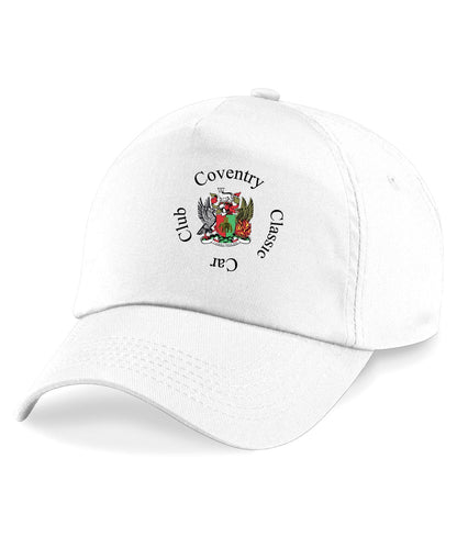 Coventry Classic Car Club cap white