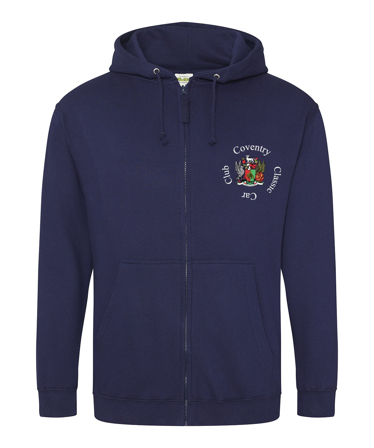 Coventry Classic Car Club zoodie navy