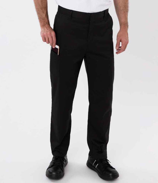 ADC Slim Fit Stretch Trousers in Black