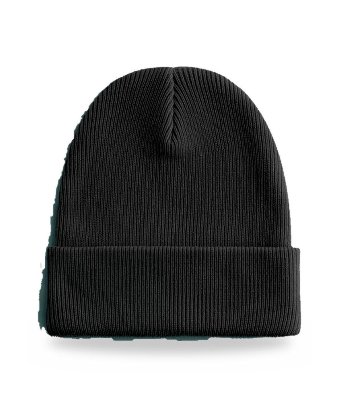 Organic cotton original cuffed beanie in Black
