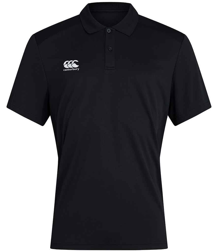 Canterbury Club Dry Polo Shirt in Black