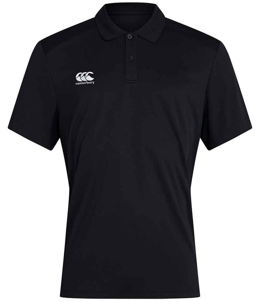 Canterbury Club Dry Polo Shirt in Black