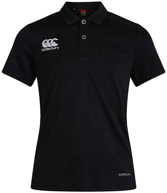Canterbury Ladies Club Dry Polo Shirt in Black